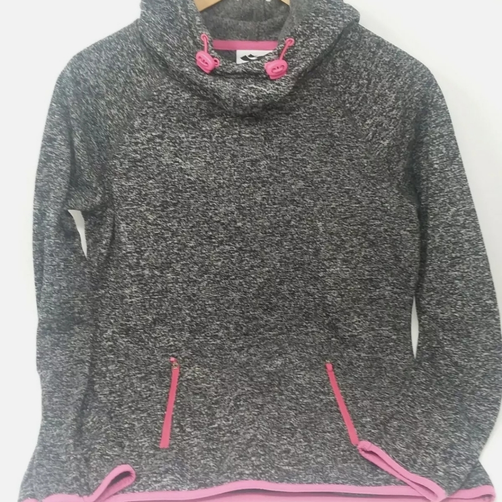 Women's Cascade Sports Black Performance Hoodie M.